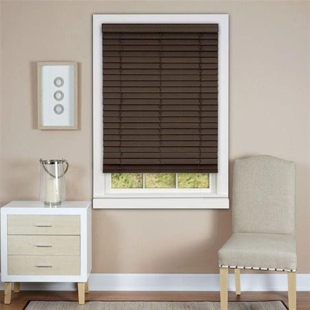 ACHIM IMPORTING Achim MFG246MH02 46 x 64 in. Cordless GII Madera Falsa 2 in. Faux Wood Plantation Blind - Mahogany MFG246MH02